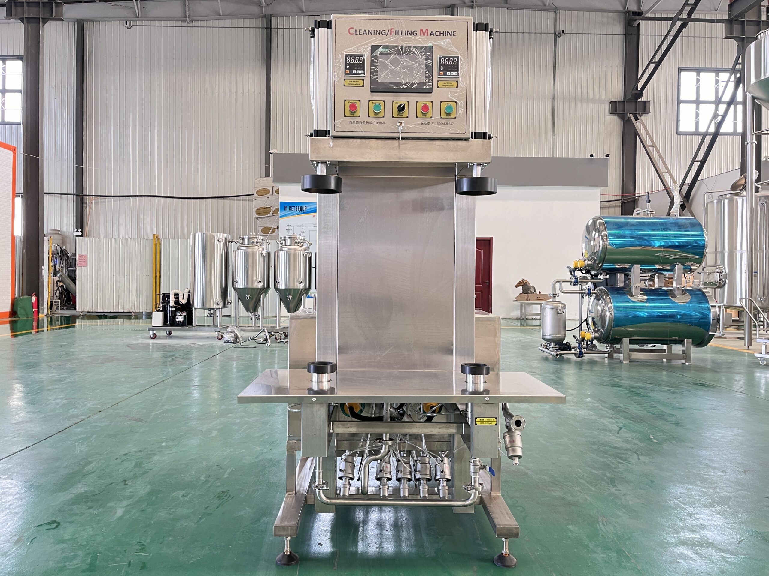 Used Filling and Cleaning Integrated Machine