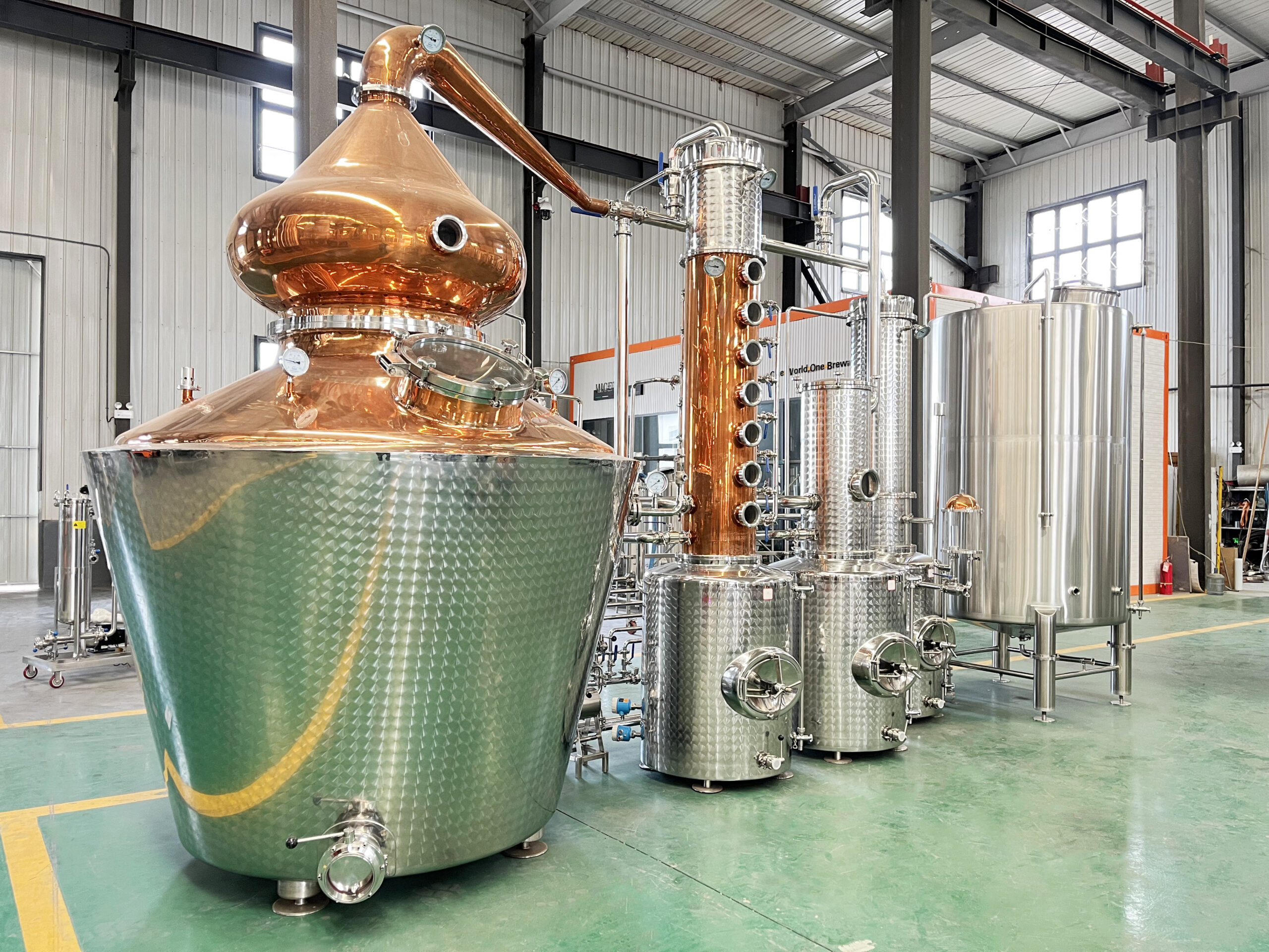 used 5000L distillery equipment