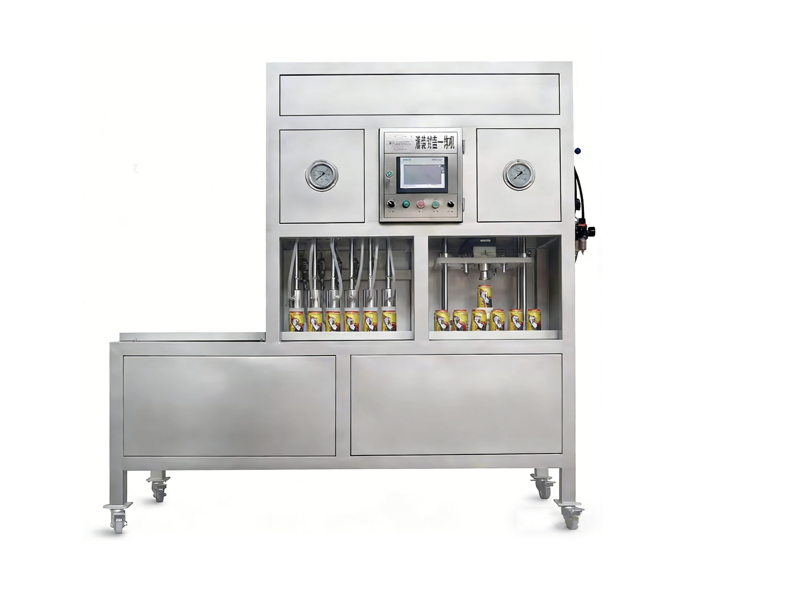 Used 6-head filling and capping machine