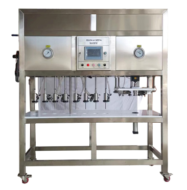 Used 8-head filling and capping machine